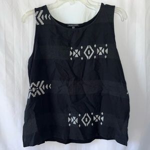 Eileen Fisher Aztec Print Tank.